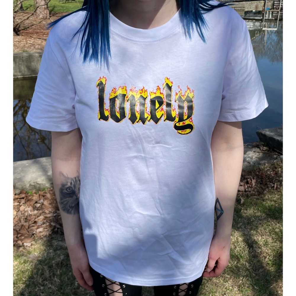 White Lonely T-Shirt